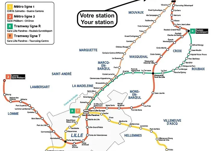 Atypical 2 Bedroom Near Train Station Appartamento Tourcoing